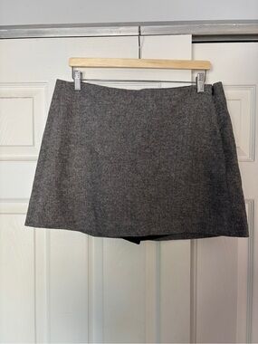 GAP Gray Herringbone A-line Women's Skirt